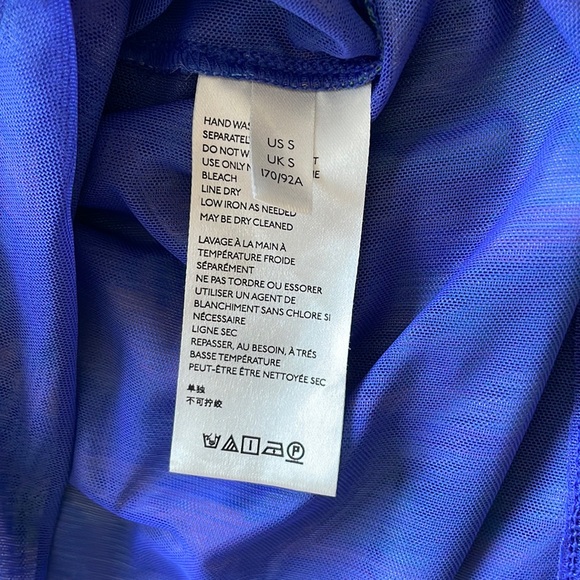 BY ANTHROPOLOGIE Mesh Mock-neck Long Sleeve Size Small - Picture 5 of 9